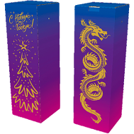 Новогодний подарок «Коробка Дракон Градиент» – Вип 1500 г. (мгк)
