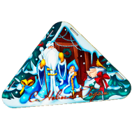 Новогодний подарок «Треугольник» – Люкс 800 г. (дерево)