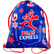 Новогодняя упаковка «Рюкзачок Полярный Экспресс» 500-2500 г. (текстиль)